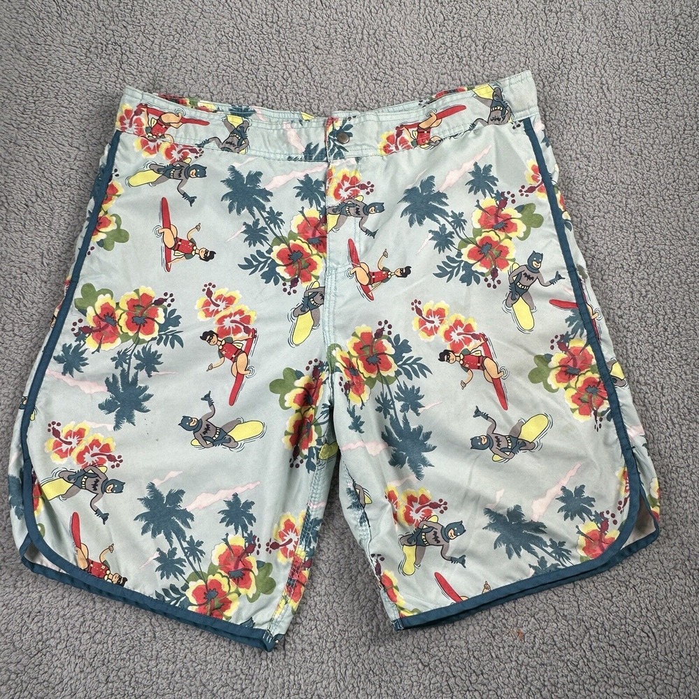 DC Comics Batman Robin swim shorts mens XL board active trunks mesh Beach Surfer